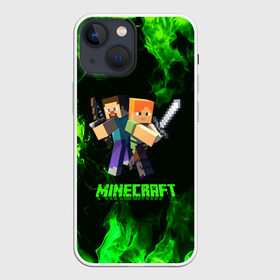 Чехол для iPhone 13 mini с принтом Minecraft в Тюмени,  |  | craft | creeper | dungeon | dungeons | earth | game | logo | mine | minecraft | mobile | online | дунгеонс | земля | зомби | игра | крипер | лого | майкрафт | майнкрафт | мобайл | онлайн | подземелье | подземелья