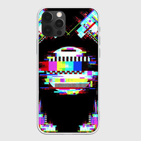 Чехол для iPhone 12 Pro Max с принтом Glitch VHS в Тюмени, Силикон |  | Тематика изображения на принте: glitch | rgb | vhs | помехи | разноцветный | шум