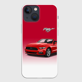 Чехол для iPhone 13 mini с принтом Mustang в Тюмени,  |  | car | hoofs | horse | mane | motorsport | mustang | power | prestige | tail | usa | автомобиль | автоспорт | грива | конь | копыта | лошадь | мощь | мустанг | престиж | сша | хвост