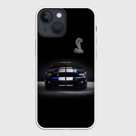 Чехол для iPhone 13 mini с принтом Shelby в Тюмени,  |  | Тематика изображения на принте: car | cobra | horse | motorsport | power | prestige | shelby | snake | usa | автомобиль | автоспорт | змея | кобра | мощь | престиж | сша