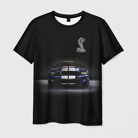 Мужская футболка 3D с принтом Shelby в Тюмени, 100% полиэфир | прямой крой, круглый вырез горловины, длина до линии бедер | car | cobra | horse | motorsport | power | prestige | shelby | snake | usa | автомобиль | автоспорт | змея | кобра | мощь | престиж | сша