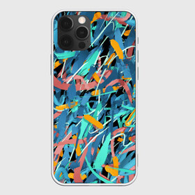 Чехол для iPhone 12 Pro Max с принтом Яркие краски в Тюмени, Силикон |  | Тематика изображения на принте: brushstroke | lines | paint | живопись | импрессионизм | краски | линии | мазки | потерялся | экспрессионизм