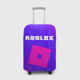 Чехол для чемодана 3D с принтом ROBLOX / РОБЛОКС в Тюмени, 86% полиэфир, 14% спандекс | двустороннее нанесение принта, прорези для ручек и колес | blocks | blox | game | games | logo | minecraft | mobile | online | roblocks | roblox | robux | studio | блоки | игра | игры | квадрат | квадратик | кщидщч | лого | логотип | майнкрафт | онлайн | роблокс | робукс | символ | символы | студия