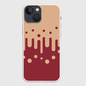 Чехол для iPhone 13 mini с принтом Волны ТЕСЛА(OKO) в Тюмени,  |  | oko | pattern | textures | абстракция | брызги | волна | геометрия | градиент | грязная | грязь | капли | кляксы | контраст | краска | круг | ливень | линия | масло | наука | неон | овал | око | паттерн | пиксели