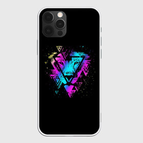 Чехол для iPhone 12 Pro Max с принтом Lion Neon в Тюмени, Силикон |  | lion | lion art | neon | rgb | звездный лев | лев | лев арт | неон | неоновый