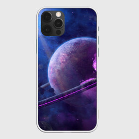 Чехол для iPhone 12 Pro Max с принтом Космос в Тюмени, Силикон |  | звезды | каметы | камни | космический | космос | открытый космос | планета | сатурн | солнечная система