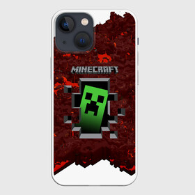 Чехол для iPhone 13 mini с принтом MINECRAFT в Тюмени,  |  | craft | creeper | dungeon | dungeons | earth | game | logo | mine | minecraft | minecraft dungeons | mobile | online | дунгеонс | земля | зомби | игра | крипер | лого | майкрафт | майнкрафт | онлайн | подземелье