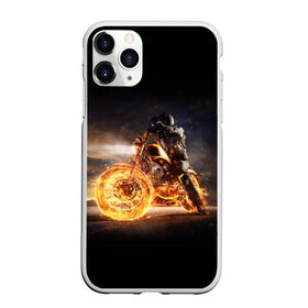 Чехол для iPhone 11 Pro Max матовый с принтом Flame в Тюмени, Силикон |  | fire | flame | helmet | motorcycle | night | racer | гонщик | мотоцикл | ночь | огонь | пламя | шлем