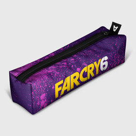 Пенал 3D с принтом FAR CRY 6 ФАР КРАЙ 6 в Тюмени, 100% полиэстер | плотная ткань, застежка на молнии | Тематика изображения на принте: cry | dawn | far | far cry 6 | farcry | farcry 6 | farcry6 | game | games | logo | new | primal | six | антон | дэни | игра | игры | кастильо | край | лого | логотип | рохас | символ | символы | фар | фар край 6 | фаркрай | фаркрай 6 | фаркрай6