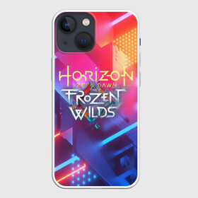 Чехол для iPhone 13 mini с принтом HORIZON ZERO DAWN(S) в Тюмени,  |  | aloy | antasy girl | art | artwork | digital art | fantasy | horizon | horizon: zero dawn | landscape | tallneck | warrior fantasy | weapon | zero dawn