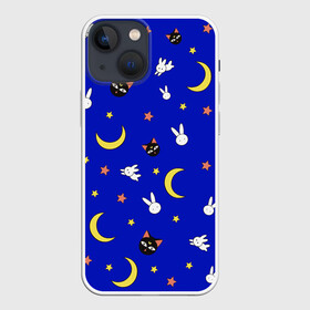 Чехол для iPhone 13 mini с принтом Sailor Moon в Тюмени,  |  | Тематика изображения на принте: anime | japan | manga | sailor moon | аниме | девочка | девушка | луна | лунная призма | манга | сейлор мун | сэйлор мун | япония