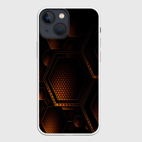 Чехол для iPhone 13 mini с принтом текстура в Тюмени,  |  | блоки | геометрия | объем | соты | тестура | техно | технологии | фигуры | шестиугольники