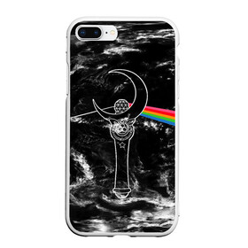 Чехол для iPhone 7Plus/8 Plus матовый с принтом Dark Side of the Moon Stick в Тюмени, Силикон | Область печати: задняя сторона чехла, без боковых панелей | anime | japan | manga | pink floyd | sailor moon | аниме | девочка | девушка | луна | лунная призма | манга | сейлор мун | сэйлор мун | япония