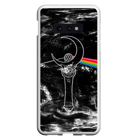 Чехол для Samsung S10E с принтом Dark Side of the Moon Stick в Тюмени, Силикон | Область печати: задняя сторона чехла, без боковых панелей | Тематика изображения на принте: anime | japan | manga | pink floyd | sailor moon | аниме | девочка | девушка | луна | лунная призма | манга | сейлор мун | сэйлор мун | япония