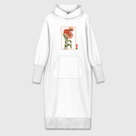 Платье удлиненное хлопок с принтом Blossom Flower в Тюмени,  |  | flowers | букет | природа | растения | ретро | цветок | цветы