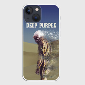 Чехол для iPhone 13 mini с принтом Deep Purple Whoosh в Тюмени,  |  | Тематика изображения на принте: 2020 | cover | deep | desert | hard | logo | metal | moon | music | new album | purple | rock | whoosh | дип | космонавт | легендарная | легендарный | лого | луна | метал | музыка | новый альбом | обложка | пепл | перпл | пустыня | рок | т