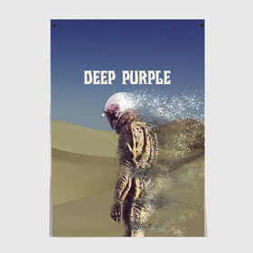 Постер с принтом Deep Purple Whoosh в Тюмени, 100% бумага
 | бумага, плотность 150 мг. Матовая, но за счет высокого коэффициента гладкости имеет небольшой блеск и дает на свету блики, но в отличии от глянцевой бумаги не покрыта лаком | Тематика изображения на принте: 2020 | cover | deep | desert | hard | logo | metal | moon | music | new album | purple | rock | whoosh | дип | космонавт | легендарная | легендарный | лого | луна | метал | музыка | новый альбом | обложка | пепл | перпл | пустыня | рок | т
