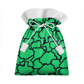 Подарочный 3D мешок с принтом БРОККОЛИ в Тюмени, 100% полиэстер | Размер: 29*39 см | Тематика изображения на принте: food | pattern | vegan | брокколи | веган | вегетарианство | еда | капуста | паттерн