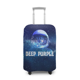 Чехол для чемодана 3D с принтом Deep Purple Whoosh! в Тюмени, 86% полиэфир, 14% спандекс | двустороннее нанесение принта, прорези для ручек и колес | 2020 | cover | deep | galaxy | hard | logo | metal | music | new album | purple | rock | space | whoosh | дип | звезды | космонавт | космос | легендарная | легендарный | лого | метал | музыка | новый альбом | обложка | пепл | перпл | рок |