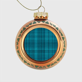 Стеклянный ёлочный шар с принтом Зеленая форма в Тюмени, Стекло | Диаметр: 80 мм | Тематика изображения на принте: бирюзовый | зеленый | линии | темный | школьная форма