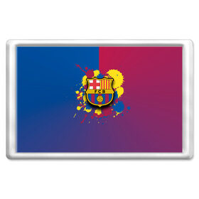 Магнит 45*70 с принтом Barcelona в Тюмени, Пластик | Размер: 78*52 мм; Размер печати: 70*45 | barcelona | barselona | futbol club | барса | барселона | лионель месси | люблю футбол | месси | сине гранатовые | фанат | фк барселона | форма | форма игроков | футбол | футбольный клуб | эмблема | эмблема клуба