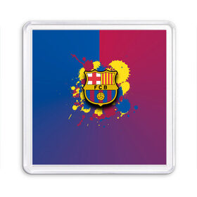 Магнит 55*55 с принтом Barcelona в Тюмени, Пластик | Размер: 65*65 мм; Размер печати: 55*55 мм | barcelona | barselona | futbol club | барса | барселона | лионель месси | люблю футбол | месси | сине гранатовые | фанат | фк барселона | форма | форма игроков | футбол | футбольный клуб | эмблема | эмблема клуба