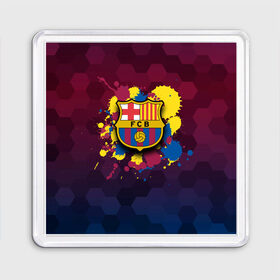 Магнит 55*55 с принтом Barcelona в Тюмени, Пластик | Размер: 65*65 мм; Размер печати: 55*55 мм | barcelona | barselona | futbol club | барса | барселона | лионель месси | люблю футбол | месси | сине гранатовые | фанат | фк барселона | форма | форма игроков | футбол | футбольный клуб | эмблема | эмблема клуба