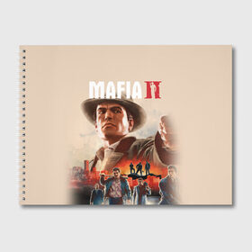 Альбом для рисования с принтом Mafia II в Тюмени, 100% бумага
 | матовая бумага, плотность 200 мг. | definitive edition | mafia | mafia ii | вито скалетта | генри томасино | джо барбаро | лео галанте | мафия | мафия 2 | томас анджело | франческа | фрэнк винчи | эдди скарпа