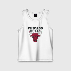 Детская майка хлопок с принтом Chicago Bulls в Тюмени,  |  | jordan | michael | michael jordan | баскетбол | джордан | майкл | стиль