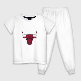 Детская пижама хлопок с принтом Chicago Bulls в Тюмени, 100% хлопок |  брюки и футболка прямого кроя, без карманов, на брюках мягкая резинка на поясе и по низу штанин
 | jordan | michael | michael jordan | баскетбол | джордан | майкл | стиль