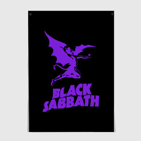 Постер с принтом Black Sabbath в Тюмени, 100% бумага
 | бумага, плотность 150 мг. Матовая, но за счет высокого коэффициента гладкости имеет небольшой блеск и дает на свету блики, но в отличии от глянцевой бумаги не покрыта лаком | black sabbath | hard rock | heavy metal | блэк сабат | группы | метал | музыка | оззи осборн | рок | хард рок | хэви метал
