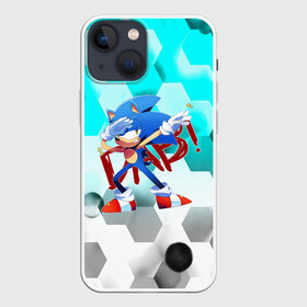 Чехол для iPhone 13 mini с принтом SONIC DAB в Тюмени,  |  | hedgehog | metal sonic | silver | silver the hedgehog | sonic | sonic boom | sonic the hedgehog | ёж сонник | игры | соник | фильмы