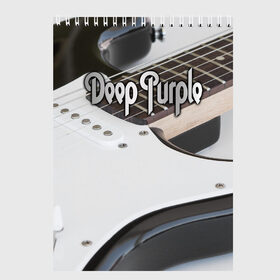 Скетчбук с принтом Deep Purple в Тюмени, 100% бумага
 | 48 листов, плотность листов — 100 г/м2, плотность картонной обложки — 250 г/м2. Листы скреплены сверху удобной пружинной спиралью | deep purple | whoosh | дэвид ковердейл | иэн гиллан | метал | ричи блэкмор | роджер гловер | рок | свист | хард | хэви