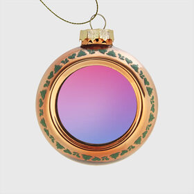 Стеклянный ёлочный шар с принтом Восход солнца в Тюмени, Стекло | Диаметр: 80 мм | арт | восход | восход солнца | градиент | закат | закат ночи | розовый | синий | фиолетовый