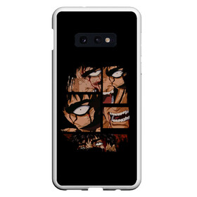 Чехол для Samsung S10E с принтом Берсерк в Тюмени, Силикон | Область печати: задняя сторона чехла, без боковых панелей | anime | berserk | аниме | берсерк | глаза | гнев | злой | зубы | манга | персонаж