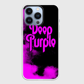 Чехол для iPhone 13 Pro с принтом Deep Purple в Тюмени,  |  | Тематика изображения на принте: deep purple | альбом | гловер | группа | дееп | деп | ди | дип | диперпл | дипперпл | иэн гиллан | иэн пэйс | лого | логотип | метал | морс | пепл | перпл | прогрессивный | психоделический | рок | символ | хард