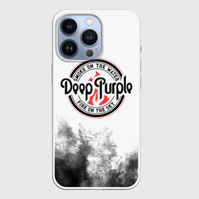 Чехол для iPhone 13 Pro с принтом Deep Purple в Тюмени,  |  | Тематика изображения на принте: deep purple | альбом | гловер | группа | дееп | деп | ди | дип | диперпл | дипперпл | иэн гиллан | иэн пэйс | лого | логотип | метал | морс | пепл | перпл | прогрессивный | психоделический | рок | символ | хард