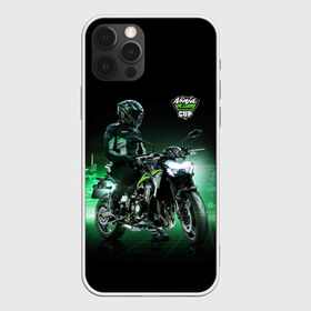 Чехол для iPhone 12 Pro Max с принтом Kawasaki Ninja Cup в Тюмени, Силикон |  | Тематика изображения на принте: cup | helmet | japan | kawasaki | motorcycle | night | ninja | racer | гонщик | кубок | мотоцикл | ночь | шлем | япония