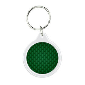 Брелок круглый с принтом Готические зелёные цветы в Тюмени, пластик и полированная сталь | круглая форма, металлическое крепление в виде кольца | Тематика изображения на принте: готика | зеленый | светлый | темный | цветы