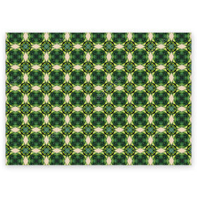 Поздравительная открытка с принтом Зеленые драгоценности в Тюмени, 100% бумага | плотность бумаги 280 г/м2, матовая, на обратной стороне линовка и место для марки
 | 