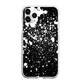 Чехол для iPhone 11 Pro Max матовый с принтом Белая краска в Тюмени, Силикон |  | casual | pattern | snow | winter | акварельные | брызги | зима | краски | круги | крутые | мазки | маляр | модные | мужские | ночь | паттерн | популярные | пятна | пятнистый | снег | снегопад | снежинки | текстура