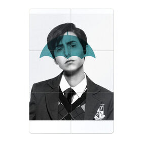 Магнитный плакат 2Х3 с принтом Пятый Академия Амбрелла в Тюмени, Полимерный материал с магнитным слоем | 6 деталей размером 9*9 см | the umbrella academy | академия амбрелла | косплей | пятый
