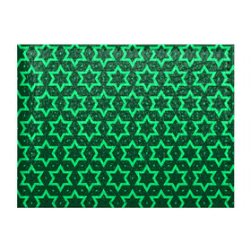 Обложка для студенческого билета с принтом Звезда Давида в Тюмени, натуральная кожа | Размер: 11*8 см; Печать на всей внешней стороне | вертикальный рисунок | звезда | звезда давида | звёзды | звезды давида | зеленый | зеленый узор | светлый | тёмный | узор