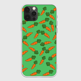 Чехол для iPhone 12 Pro Max с принтом CARROTS в Тюмени, Силикон |  | food | fruit | pattern | vegan | vegetables | vegetarian | веган | вегетарианство | еда | лето | морковки | мрковь | овощи | паттерн | фрукты | яркие