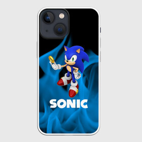 Чехол для iPhone 13 mini с принтом SONIC в Тюмени,  |  | Тематика изображения на принте: hedgehog | metal sonic | silver | silver the hedgehog | sonic | sonic boom | sonic the hedgehog | ёж сонник | игры | соник | фильмы