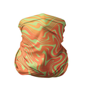 Бандана-труба 3D с принтом Цветные разводы. в Тюмени, 100% полиэстер, ткань с особыми свойствами — Activecool | плотность 150‒180 г/м2; хорошо тянется, но сохраняет форму | абстракция | волны | желтый | кляксы | оранжевый | пятна | салатовый | цветные разводы