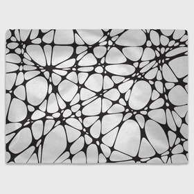 Плед 3D с принтом Абстракция Паутинная в Тюмени, 100% полиэстер | закругленные углы, все края обработаны. Ткань не мнется и не растягивается | Тематика изображения на принте: abstract | cobweb | intersection | line | net | web | абстракция | линия | паутина | паутинка | пересечения