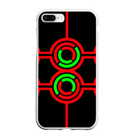 Чехол для iPhone 7Plus/8 Plus матовый с принтом Круги механика в Тюмени, Силикон | Область печати: задняя сторона чехла, без боковых панелей | Тематика изображения на принте: 