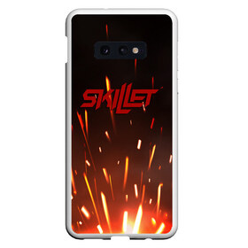 Чехол для Samsung S10E с принтом Skillet band в Тюмени, Силикон | Область печати: задняя сторона чехла, без боковых панелей | jen ledger | john cooper | skillet | skillet band | skillet feel invincible | skillet rise