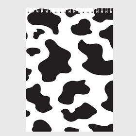 Скетчбук с принтом COW PRINT в Тюмени, 100% бумага
 | 48 листов, плотность листов — 100 г/м2, плотность картонной обложки — 250 г/м2. Листы скреплены сверху удобной пружинной спиралью | animals | cow | cow print | корова | коровий принт